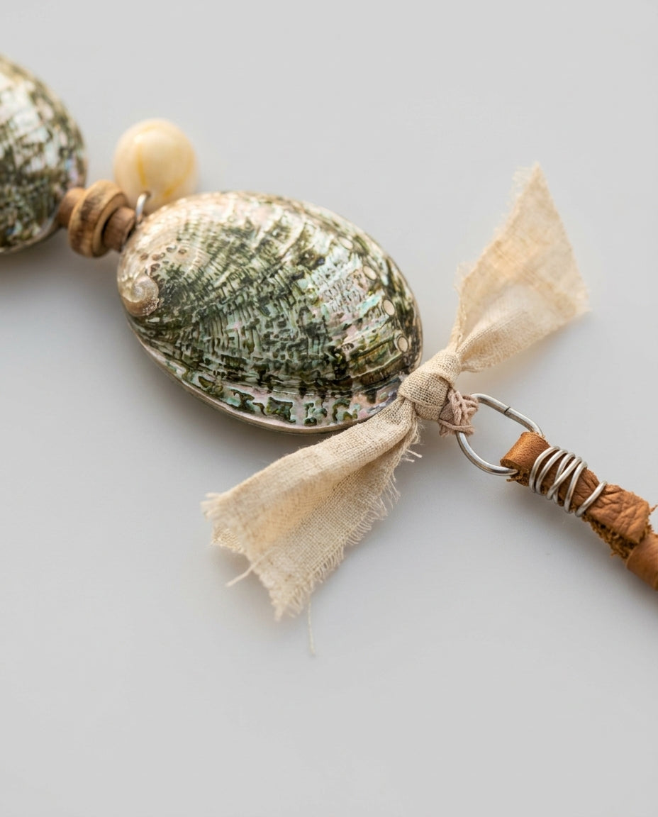 Statement Necklace — Texture & Bead Detail | Generated by Modelize