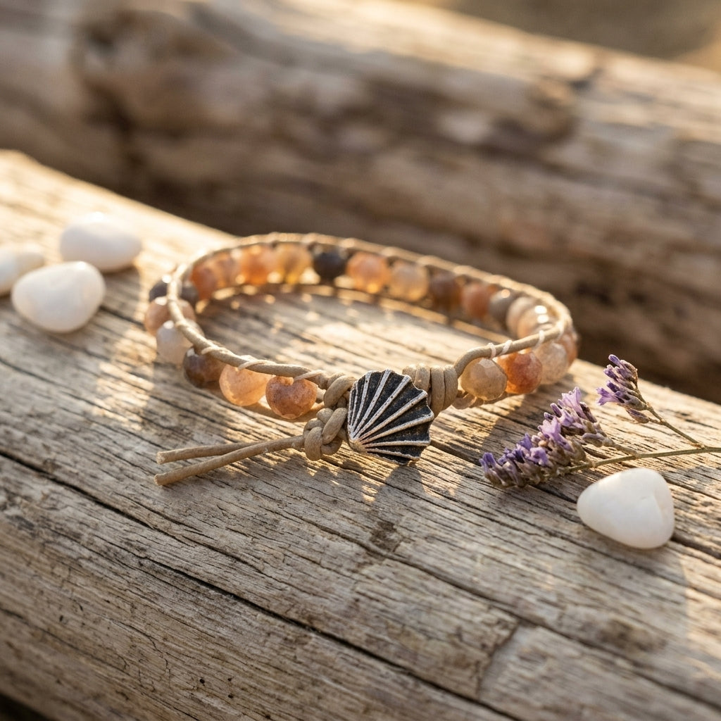 Ladder stitch bracelet — Lifestyle - Jewelry Styled | Generated by Modelize