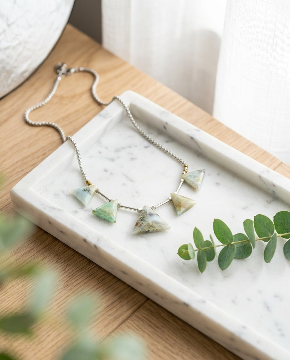 Statement necklace — Elevated Vanity Lifestyle | Generated by Modelize