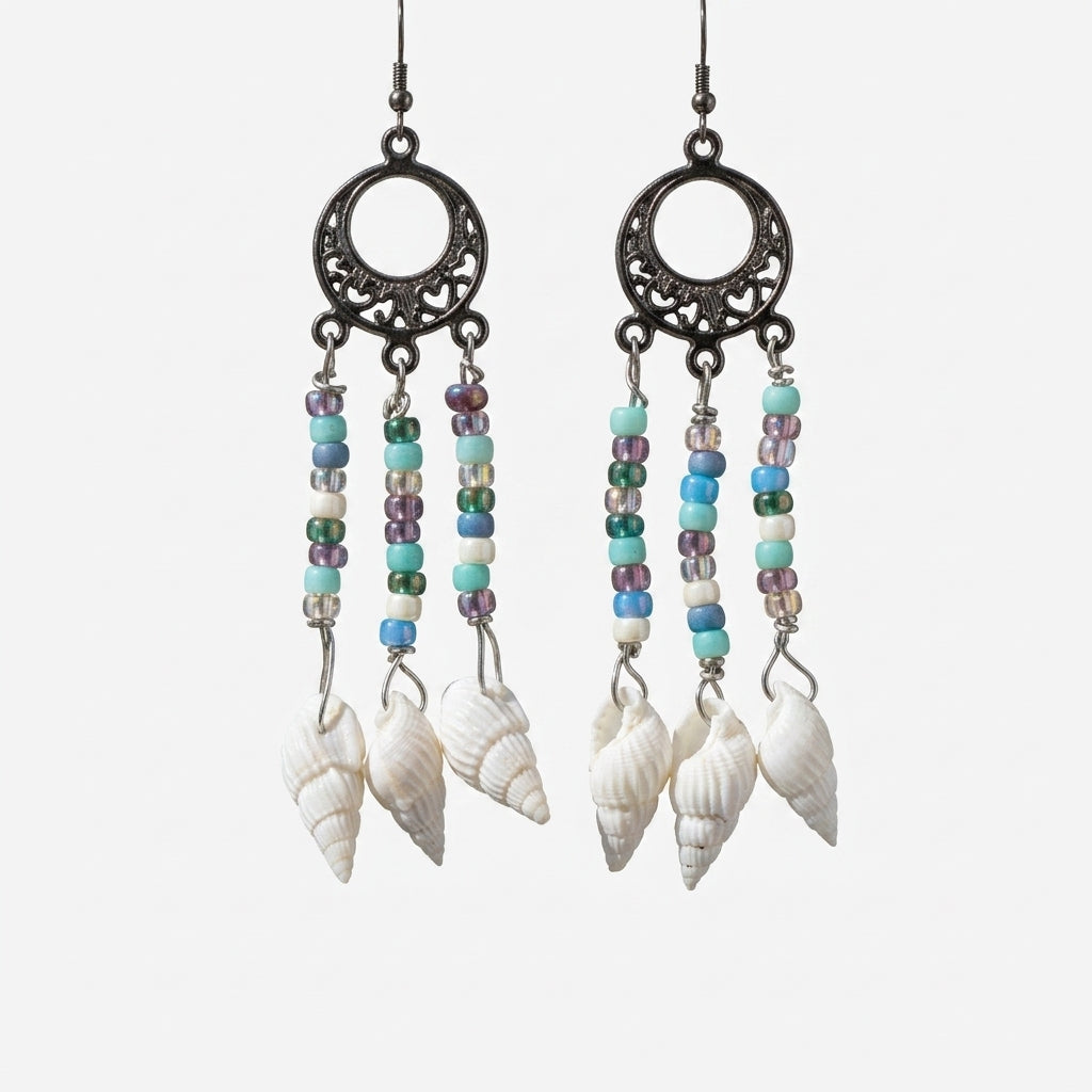 Chandelier Earrings — Macro Detail | Generated by Modelize