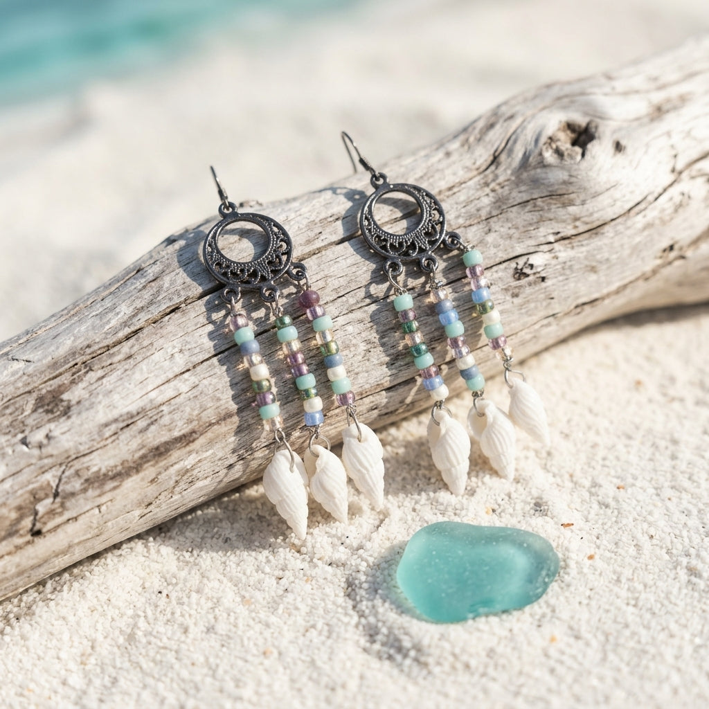 Chandelier Earrings — Coastal Lifestyle | Generated by Modelize