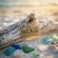 Chandelier earrings — Coastal Lifestyle Scene | Generated by Modelize