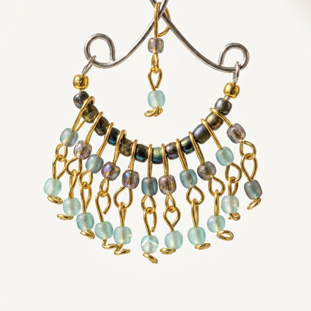 Dangle earrings — Macro Craftsmanship | Generated by Modelize
