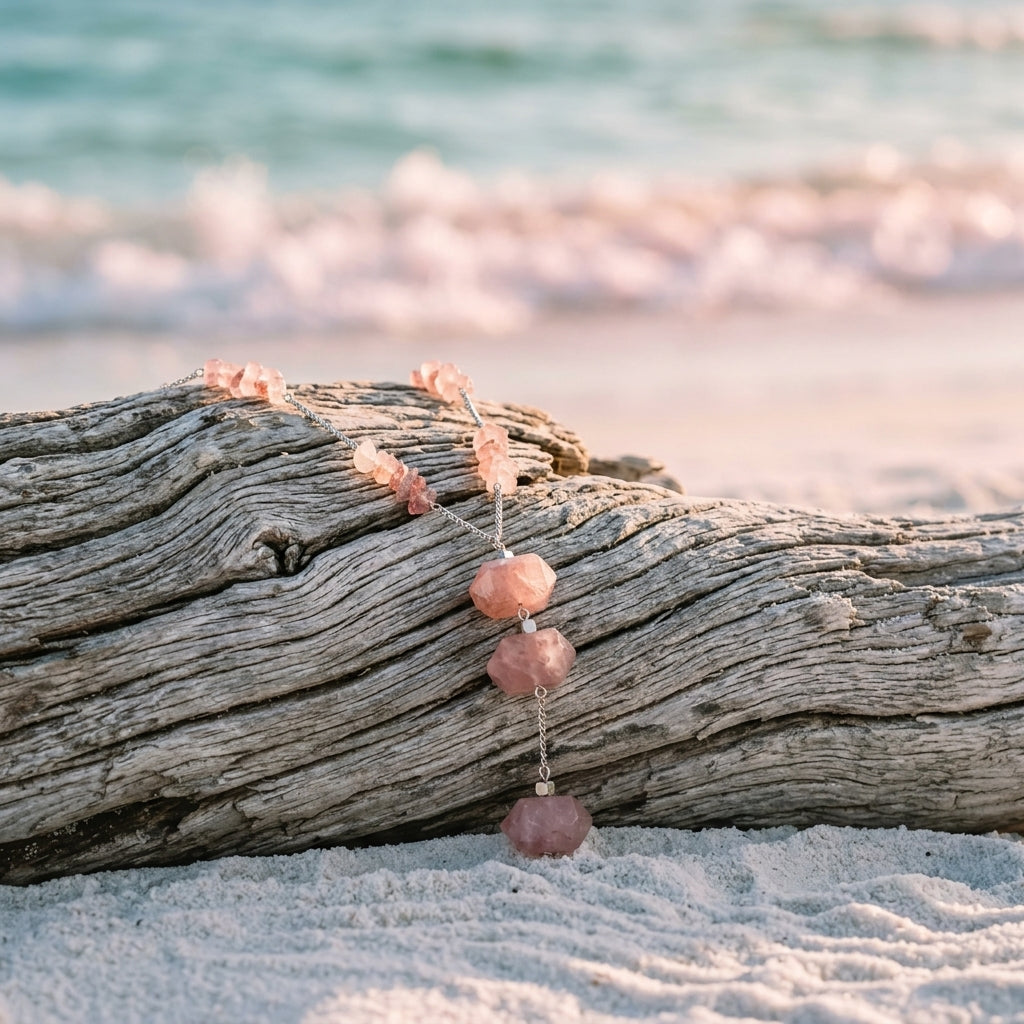 Pendant necklace — Coastal Lifestyle Scene | Generated by Modelize