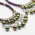 Chandelier earrings — Iridescent Detail Macro | Generated by Modelize
