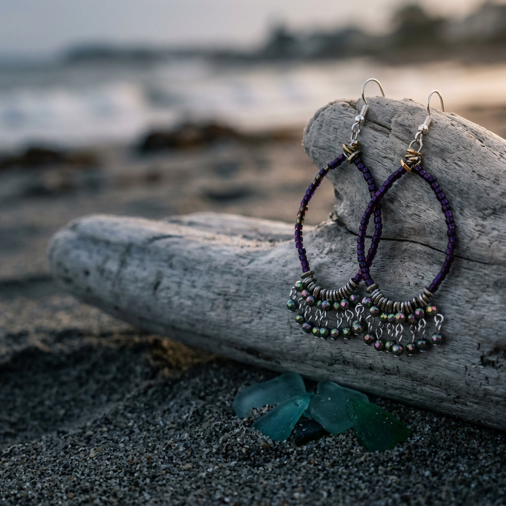 Chandelier hoop earrings — Coastal Lifestyle | Generated by Modelize